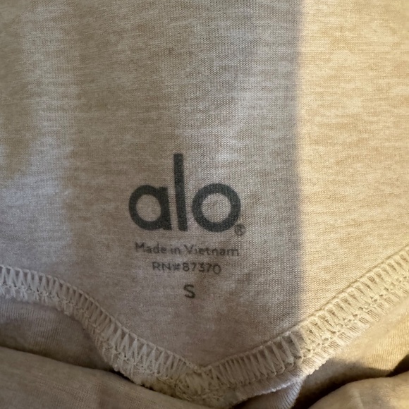 ALO Yoga Alosoft Women’s Lounge Leggings Heather Oatmeal size Small - Picture 4 of 4